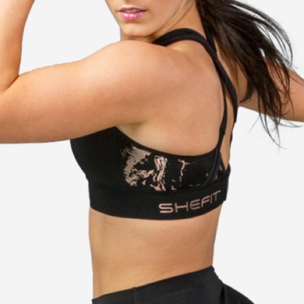 SHEFIT The Flex Sports Bra Black 4LUXE